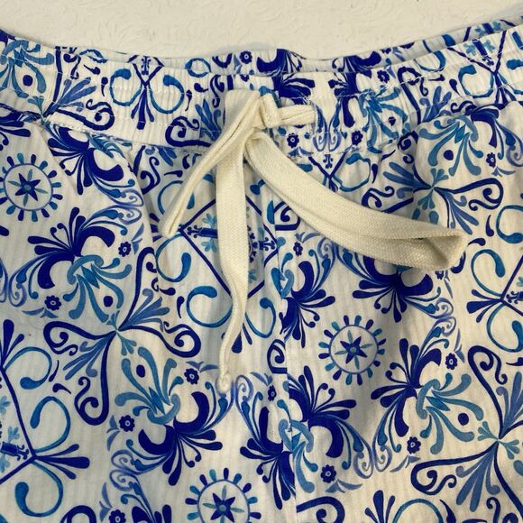 Hill House Unisex sz L The Leo Short Blue Mosaic - Picture 2 of 11